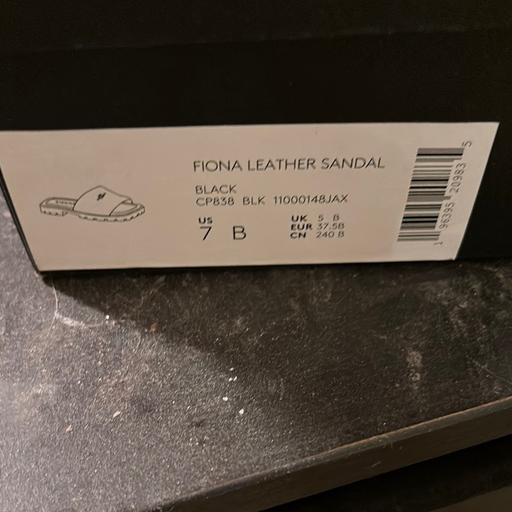 Coach Black Sandals Elegant Comfortable. - Picture 4 of 6
